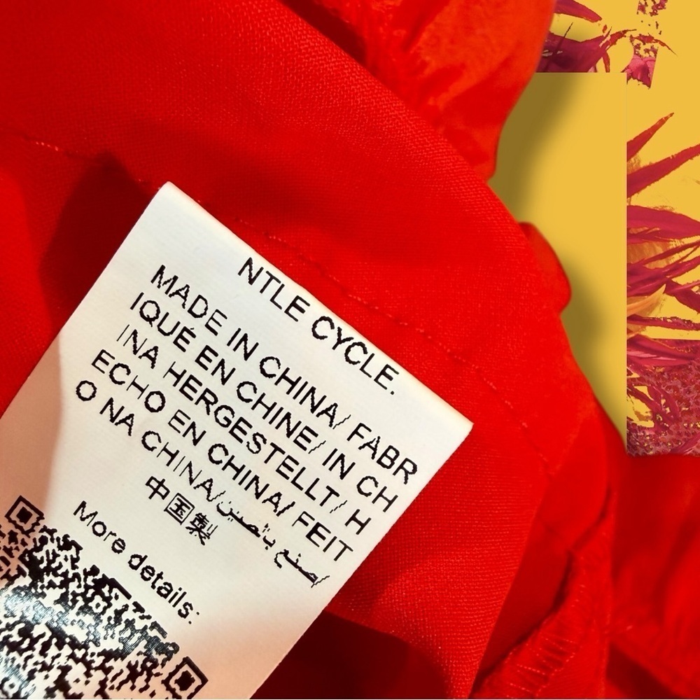NWOT SHEIN ‘Privé Plus Size Elegant Delicate Bud Hem Cami Dress’ in Red Size 4XL - Picture 10 of 12